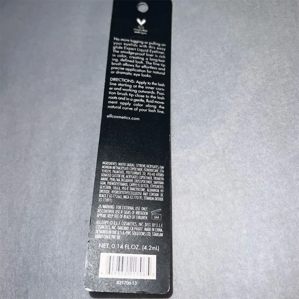 Elf Liquid Eyeliner & Putty Bronzer Set Charcoal Sun Kissed 2pc